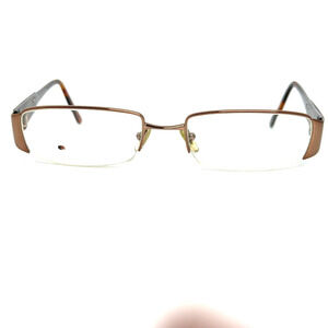 Versace MOD. 1109 1045 Rose Gold Tortoise Eyeglasses‎ Frames 52-18 135 20446